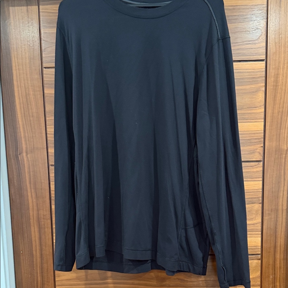 lululemon athletica Midnight Black Long Sleeve Shirt